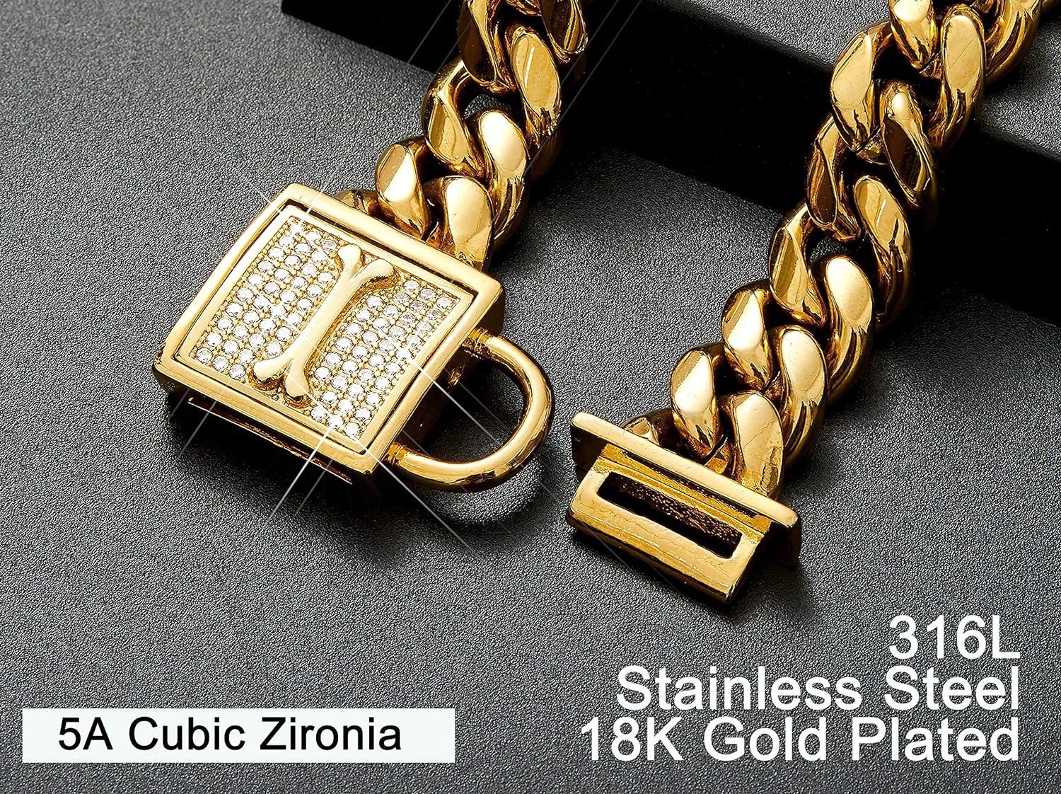 metal bling dog collar