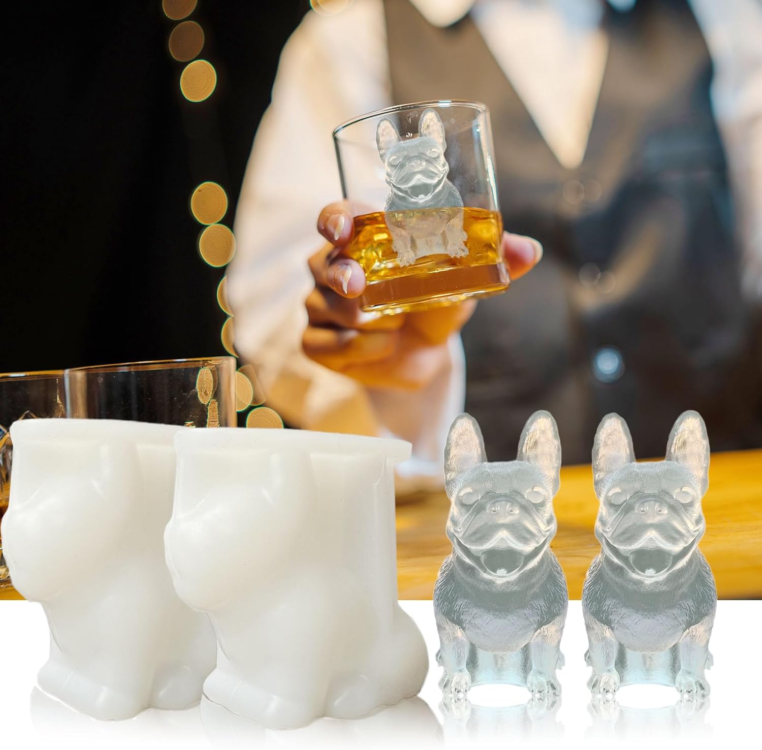dog shaped ice cubes