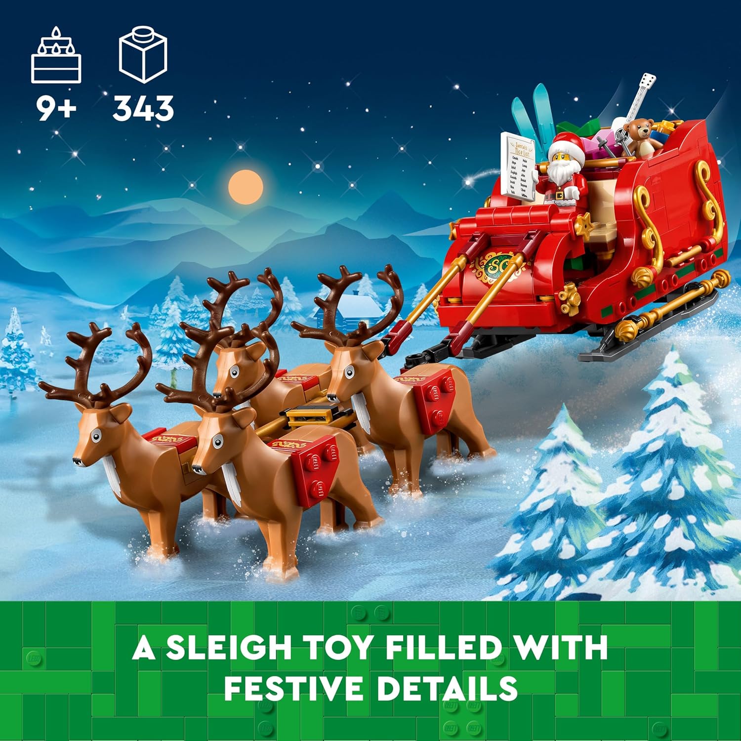 lego santas sleigh