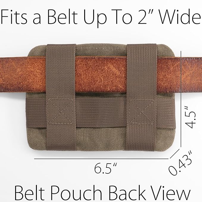 brown belt pouch