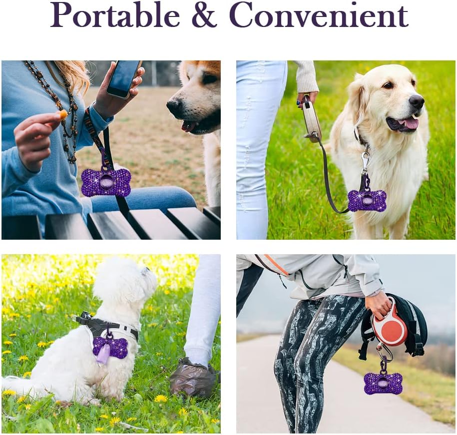 crystal bling dog waste bag dispenser