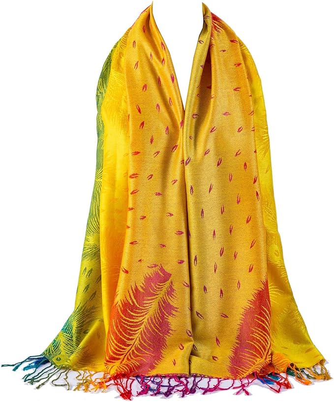 yellow pashmina
