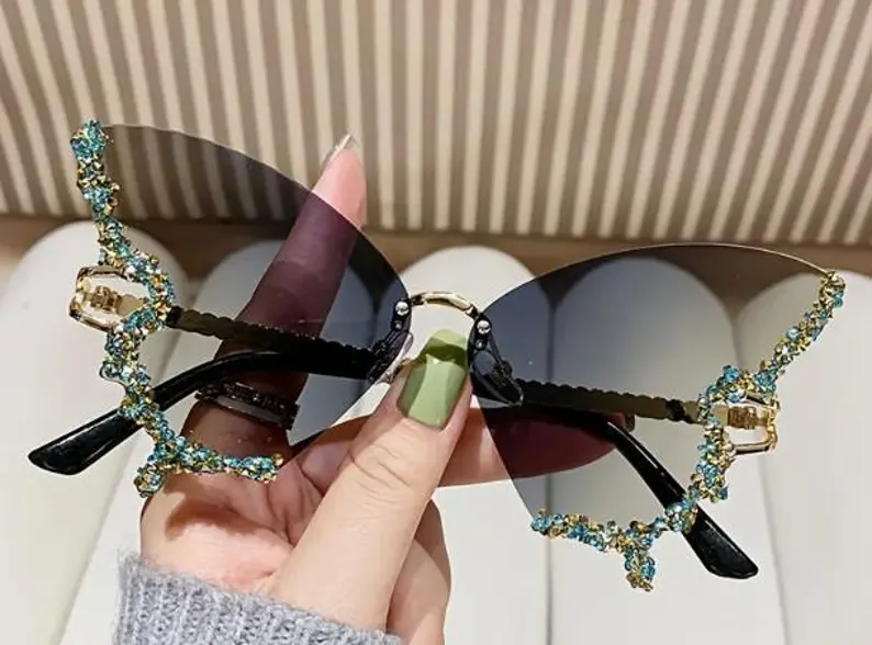 butterfly shaped sunglasses
