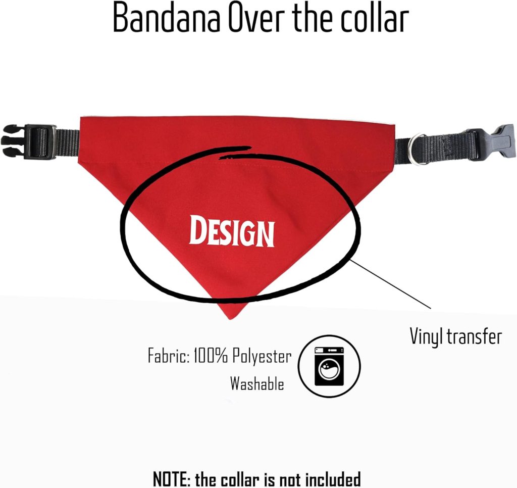 red dog bandana